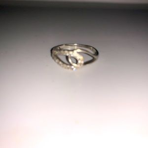 Infinity ring, sterling silver size 6 1/2